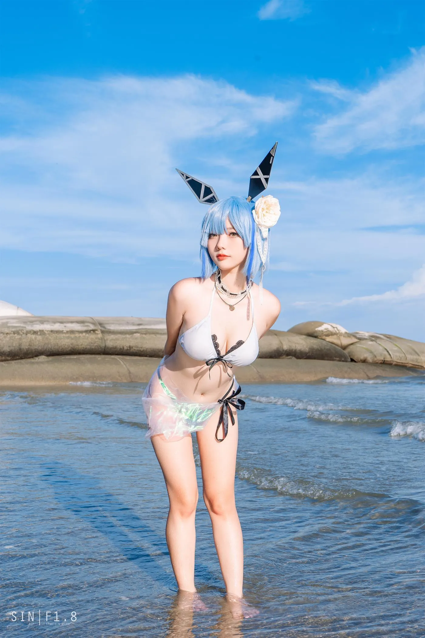 Messie Huang – NO.11 Gascogne swimsuit [20P]插图2